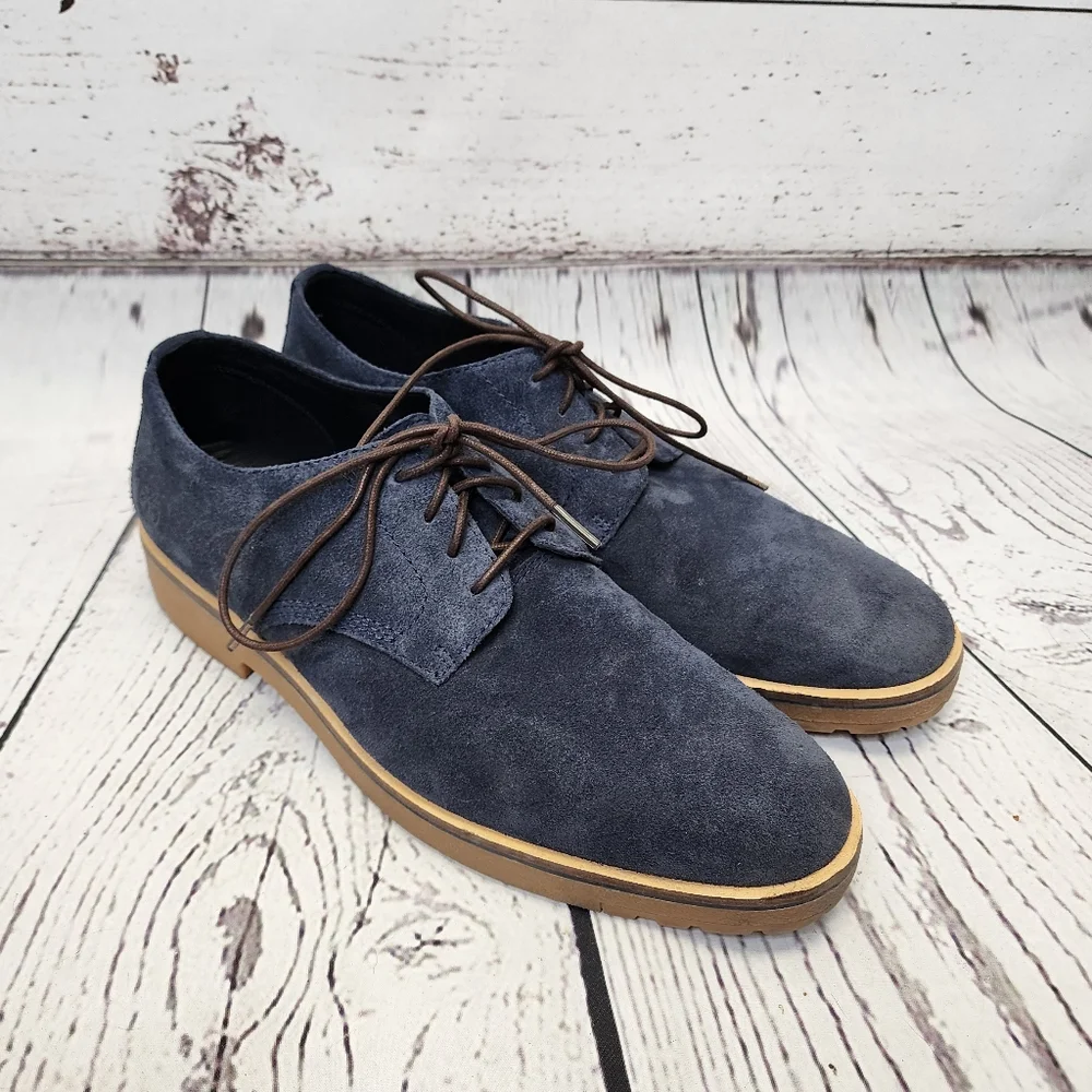 Timberland Blue Suede Leather Oxford‎ Shoes Size 11